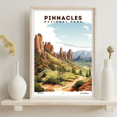 Pinnacles National Park Poster, Travel Art, Office Poster, Home Decor | S8 - image6